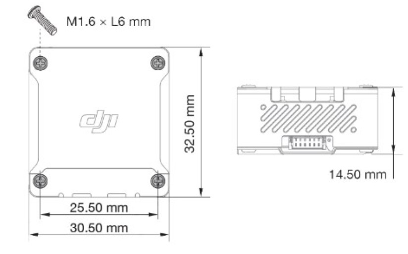 DJI O3 Air Unit Transmission Module